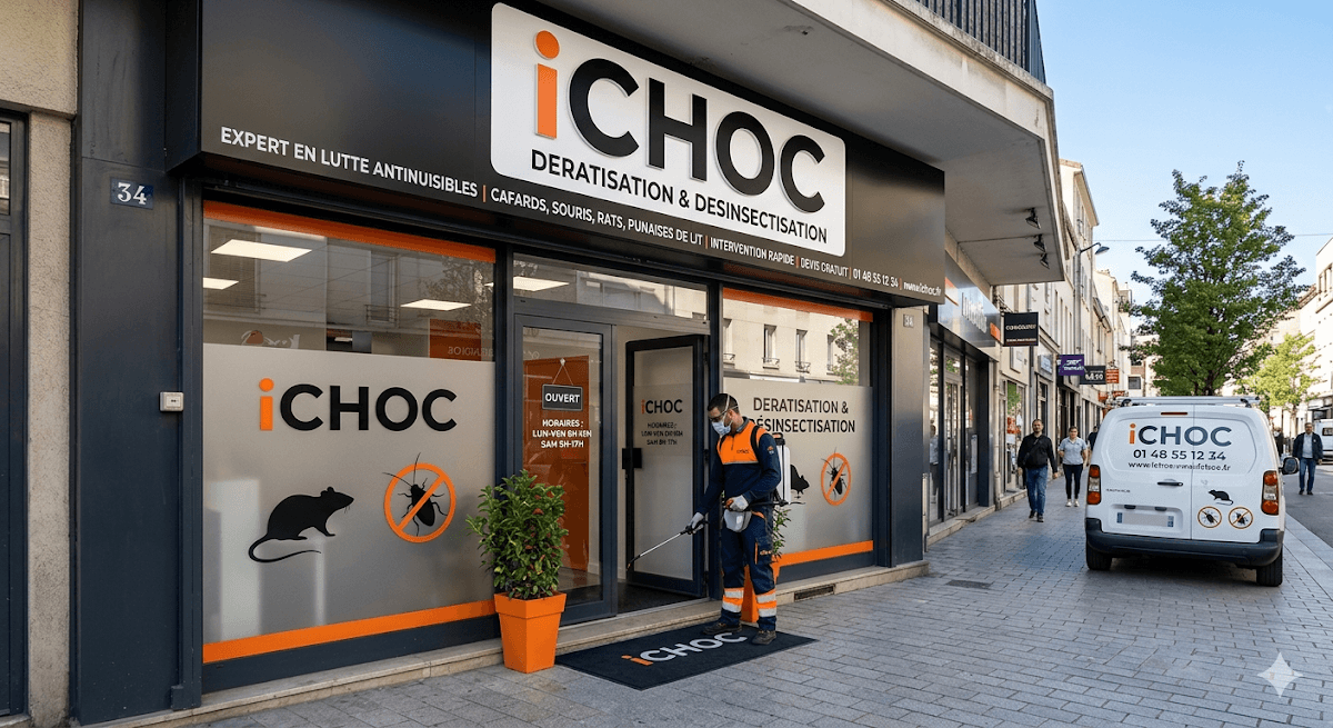 ICHOC – Dératisation, Désinsectisation & Punaises - Paris | Intervention rapide